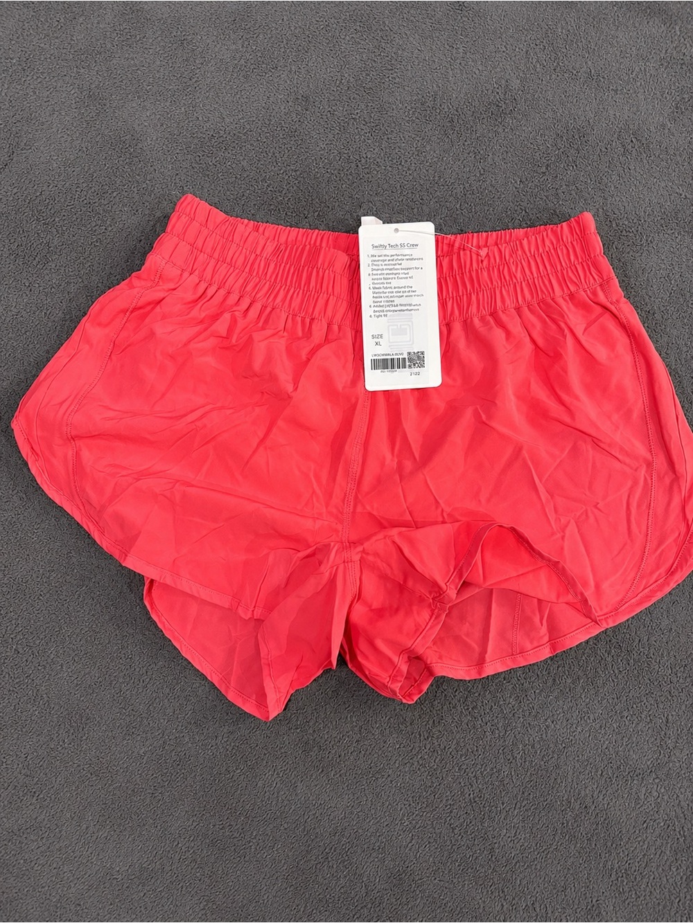 lululemon athletica Coral Athletic Running Shorts